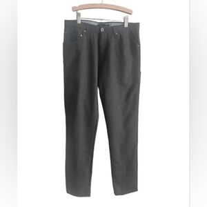 GTA Luxury Slim Fit Wool Trousers Gray Italian Designer Size 46 Made in Romania